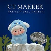 ราคา มาร์คติดหมวกกอล์ฟ CT MARKER ลายเด็กน้อยใส่ชุดมาสคอตซาริ Hat clip bll marker ใช้สำหรับวางบนกรีนสนามกอล์ฟ (44124199139)
