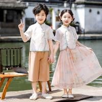 ราคา วันเด็ก ชุดการแสดง ฮันฟู สําหรับเด็กสไตล์ชาติพันธุ์จีนนักเรียนประถมชุดชั้นโรงเรียนจีนชุดอนุบาลชุดการแสดงเครื่องแต่งกาย 3. (43731337830)