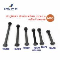 ราคา ฺBangpain สกรูมิลดำ สกรูหัวหกเหลี่ยม M10 เกรด 8.8 (14691354712)