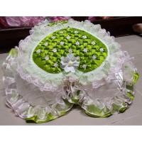 ราคา หมอนหัวใจ หมอนหัวใจงานแต่ง หมอนรองแขนรับไหว้ หมอนรับไหว้งานแต่ง หมอนงานแต่งสีเขียว ขนาด20นิ้วคู่ละ1300บาท (6152506968)