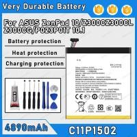 ราคา 4890mAh 100% ใหม่ C11P1502 แบตเตอรี่สําหรับ ASUS ZenPad 10/Z300CZ300CL เปลี่ยน Bateria + เครื่องมือฟรี (45310710481)