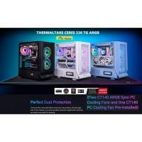 ราคา CASE (พัดลมหน้า 2 หลัง 1 ARGB) THERMALTAKE CERES 330 TG ARGB (BLACK) (ATX) (CA-1Y2-00M1WN-01) (25163794510)