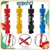 ราคา ESPOIR Schrader Presta ประแจถอดวาล์ว, 2 หัวอลูมิเนียมวาล์ว Core Remover, DIY อุปกรณ์จักรยานวาล์ว Core เครื่องมือสําหรับ MTB จักรยานเสือหมอบ (46211764825)