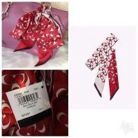 ราคา Coach ผ้าพันคอ ผูกกระเป๋าน่ารัก SIGNATURE SKINNY SCARF (1901423477)