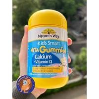 ราคา Nature’s Way Kids Smart Vita Gummies Calcium + Vitamin D 60s ✅แท้จากออสเตรเลีย✅ วิตามินกัมมี่เด็ก แคลเซียม วิตามินดี (13751556579)