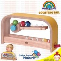 ราคา ของเล่นไม้ ลูกบอลนับเลข Wonderworld Counting Ball เสริมพัฒนาการเรียนรู้ by Wonderworld (1420070180)