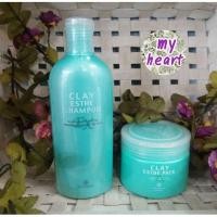 ราคา Clay Esthe Shampoo EX 330 ml/Clay Esthe Pack EX 300 g แชมพู ครีมนวดผม สำหรับปัญหาหนังศีรษะ คัน มัน กลิ่นอับ (11413796708)