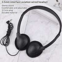 ราคา หูฟังแบบครอบหูปรับได้ หูฟังสเตอริโอแบบมีสาย หูฟังสำหรับฟังเพลง เล่นเกม โทรศัพท์ วัสดุทนทานและน้ำหนักเบา (49059225728)