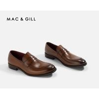 ราคา MAC&GILL รองเท้าผู้ชายหนังแท้แบบ Penny loafer Business shoes in Leather (53711376573)