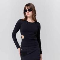 ราคา ECHO CUTOUT LONG SLEEVE TEE > BLACK เสื้อแขนยาวสีดำผ้านุ่มใส่สบาย (เฉพาะเสื้อ) (55900314912)