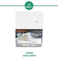 ราคา ตราช้าง แล็บสติ๊กเกอร์ สีขาวด้าน ขนาด4 (แพ็ค50) (23946188508)