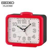 ราคา SEIKO CLOCKS นาฬิกาปลุก รุ่น QHK061R ขนาด 3.3 x 4.2 นิ้ว เดินเรียบ สีแดง (23360015525)