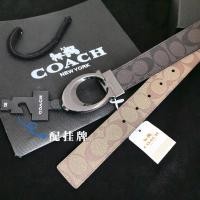 ราคา เข็มขัดหนังแท้ Coach Classic K สำหรับผู้ชาย - เหมาะสำหรับงานธุรกิจและลำลอง - เป็นของขวัญที่เหมาะสม (45259587895)
