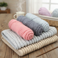 ราคา 1 ชิ้น ลูกบอลไหมพรมคอตตอนนม 8 มม. - ด้ายฝ้ายสําหรับ DIY ปักเข็ม, ทอผ้าพรม, ผ้าพันคอ, ผ้าเช็ดตัว, ถุงมือ, ผ้าห่ม (52900472354)