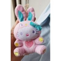 ราคา พวงกุญแจฮัลโหลคิตตี้สีชมพูอ่อนหูกระต่าย collection MacDonald ลิขสิทธิ์แท้มือสอง (25695860610)