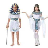 ราคา อียิปต์ฟาโรห์ Khufu Hatshepsut ชาติพันธุ์เครื่องแต่งกายสีฟ้าสําหรับชาย Nile River King ชุด Rams กรีกเจ้าหญิงเครื่องแต่งกายสําหรับสาว Cleopatra (52710397421)