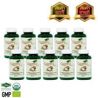 ราคา Coconic virgin coconut oil capsule pack 10 (น้ำมันมะพร้าวสกัดเย็นแคปซูล แพค 10 กระปุก)เม็ดละ1000มิลลิกรัม กระปุกละ 60 เ (2772957255)