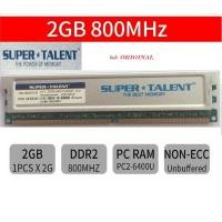 ราคา แรม Super talent 2gb ddr2 pc2-6400 bus 800 Mhz. สำหรับเครื่อง PC (1610380699)