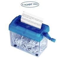 ราคา ❤(พร้อมส่ง)Mini Paper Shredder เครื่องย่อยกระดาษ ทำลายเอกสาร A6 แบบมือหมุน (13111045182)