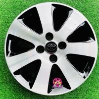 ราคา แม็ก​แท้​ TOYOTA % ขอบ15นิ้ว กว้าง6นิ้ว ขนาดน็อตล้อ4รู100 OFF45​ CB54 Altis​2006, Ae, Yaris, Vios, Ativ ราคาต่อ 4 ล้อ (45900671089)