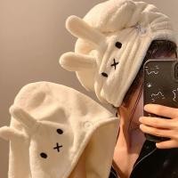 ราคา หมวกคลุมผมแห้งผ้าขนหนู Miffy กระต่ายขนแกะปะการังการดูดซึมน้ําที่แข็งแกร่ง Quick-Drying Non-Linting ครัวเรือนผู้หญิงน่ารัก (47105061113)