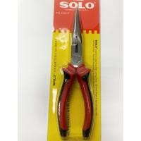 ราคา ของแท้ 100% SOLOโซโลNO.5528 คีมปากแหลม ด้ามแดง ขนาด 8 นิ้ว เครื่องมือช่าง (2928553546)
