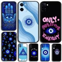 ราคา สําหรับVivo Y18 Y18S Y18E Y19s Y20 Y30 Y21t Y21 Y33S Y21S Y22 Y22S Y27 Y27S Y28 Blue Evil Eye Lucky 5Y31 สีดําTPUซิลิโคนอ่อนนุ่มเคสโทรศัพท์ (28594946537)