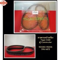 ราคา แท้ สายพานหน้าเครื่อง Toyota ไทเกอร์ D4D.., รถตู้คอมมิวเตอร์เครื่องดีเซล (41818227101)