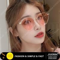 ราคา (จิ่วเออร์บา) แว่นกันแดดแฟชั่นเกาหลีสีชมพู อิน สไตล์โลหะแว่นกันแดดกรอบกลม (50908744798)