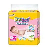 ราคา เบบี้เลิฟ อีซี่เทปจัมโบ้ผ้าอ้อมเด็กS BabyLove Easy Tape Jumbo S 54Pcs. (47559555437)