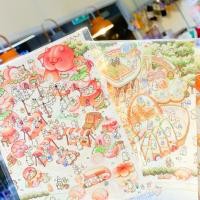 ราคา โปสการ์ด PEACH HOME TOWN [catlism] (18641548521)