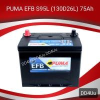 ราคา แบตเตอรี่รถยนต์ PUMA EFB S95L (130D26L) 75แอมป์ รองรับระบบ ISS แบตแห้ง แบตSUV MPV แบตกระบะ (21884245052)