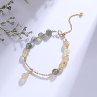 ราคา สร้อยข้อมือหินไหมทอง(Golden Rutilated Quartz) และ สร้อยข้อมือหินไหมเขียวเข้ม（Green Rutile Quartz）เสริมพลังความมั่นคง (20552513168)