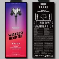 ราคา หูฟังบลูทูธ WK design BD 200 Magnet Bluetooth Headset ของแท้ (1972813303)