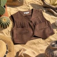 ราคา Rawis เสื้อกั๊กเด็ก Premium Suede Rawis หน้าอกด้านล่างคาวบอยเสื้อกั๊กคาวบอยเครื่องแต่งกายเด็กชายเสื้อผ้าคาวบอยชุดตะวันตก (46811222920)
