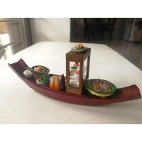 ราคา เรือพายขนาดจิ๋วขายหอยทอดผัดไทย เป้นของที่ระลึก เพื่อประดับร้านอาหาร รีสอร์ต คาเฟ่ (14794675626)