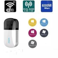 ราคา 600Mbps Wireless USB WiFi Adapter การ์ดเครือข่าย PC WIFI 5G อะแดปเตอร์ Ethernet LAN USB WiFi Dongle (7540112335)