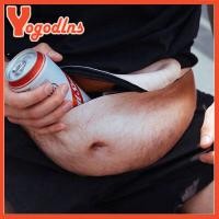 ราคา Yogodlns ตลก Pop Dad Bod เงินกระเป๋าเข็มขัดผู้หญิงเนื้อสี Creative Fanny Pack เบียร์ไขมัน Belly Bum กระเป๋าเอวกระเป๋า (24151612691)
