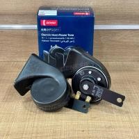 ราคา แตรรถยนต์ DENSO แตรหอยโข่ง 12V แตรเดนโซ่ 1ชุด2ชิ้น แตรไฟฟ้า Denso Electric Horn Power Tone Denso (51305443041)