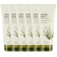 ราคา THE FACE SHOP Herb Day 365 Master Blending Cleansing Foam (Aloe & Green Tea) 170ml - Gentle Hydrating & Soothing Face Wash for All Skin Types (44661737531)