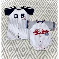 ราคา Bundle Baby Jumper ALL STAR Baby Boy Short Sleeve Romper - ชุดบอดี้สูทเด็ก (29432004433)
