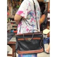 ราคา กระเป๋าหนังสะพายวินเทจมือสอง (18525645559)