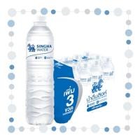 ราคา สิงห์ น้ำดื่ม 600 มล.15ขวด/แพ็ค (45907182852)