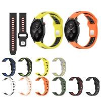 ราคา สําหรับ Huami Amazfit GTR 3 4 3pro 4pro GTR 2 2E GTR Mini Two-tone ซิลิโคนสายนาฬิกาเปลี่ยนสร้อยข้อมือ (44230285149)