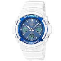 ราคา Casio G-Shock นาฬิกาข้อมือผู้ชาย สายเรซิ่น รุ่น AWG-M100SWB-7A - สีขาว (283186033)