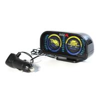ราคา MG Inclinometer เครื่องวัดเอียงระดับดิจิตอลในรถยนต์ 12V เครื่องวัดความลาดชันในรถยนต์ ฐานปรับระดับได้ (28941422774)