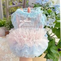 ราคา [ขายร้อนสไตล์ใหม่] ชุดเจ้าหญิงสุนัขสุนัขตัวเล็กตัวเล็กฤดูร้อนเสื้อผ้าแมวบางชุดฤดูร้อน บิชอน เท็ดดี้พุดเดิ้ล (53410888331)