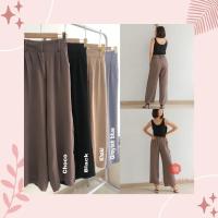 ราคา KATUN กางเกงขายาวผู้หญิง กางเกงขายาวผ้าผู้หญิง ผ้าฝ้าย airflow crincle ตรงธรรมดา clana (23232758234)