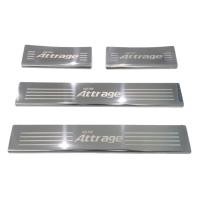 ราคา ชายบันไดสแตนเลส/สคัพเพลท Mitsubishi Attrage (24863690603)