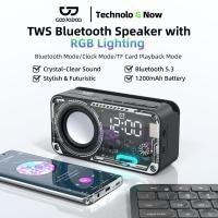 ราคา GOOJODOQ Mech ลําโพง Bluetooth 5.3 ลําโพงพกพา Led ลําโพงพกพา Bluetooth Speaker ลำโพงบลูทู นาฬิกา (27734425621)